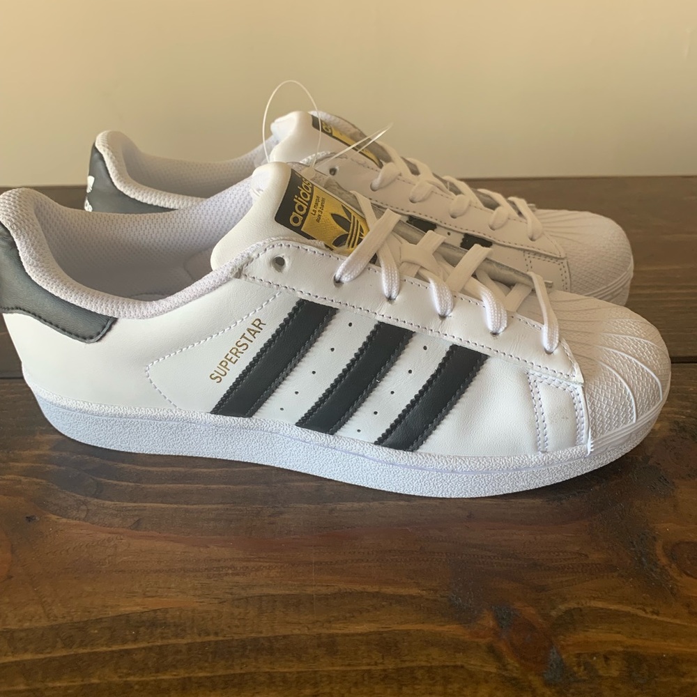 BRAND NEW ADIDAS SUPER STARS! Youth size